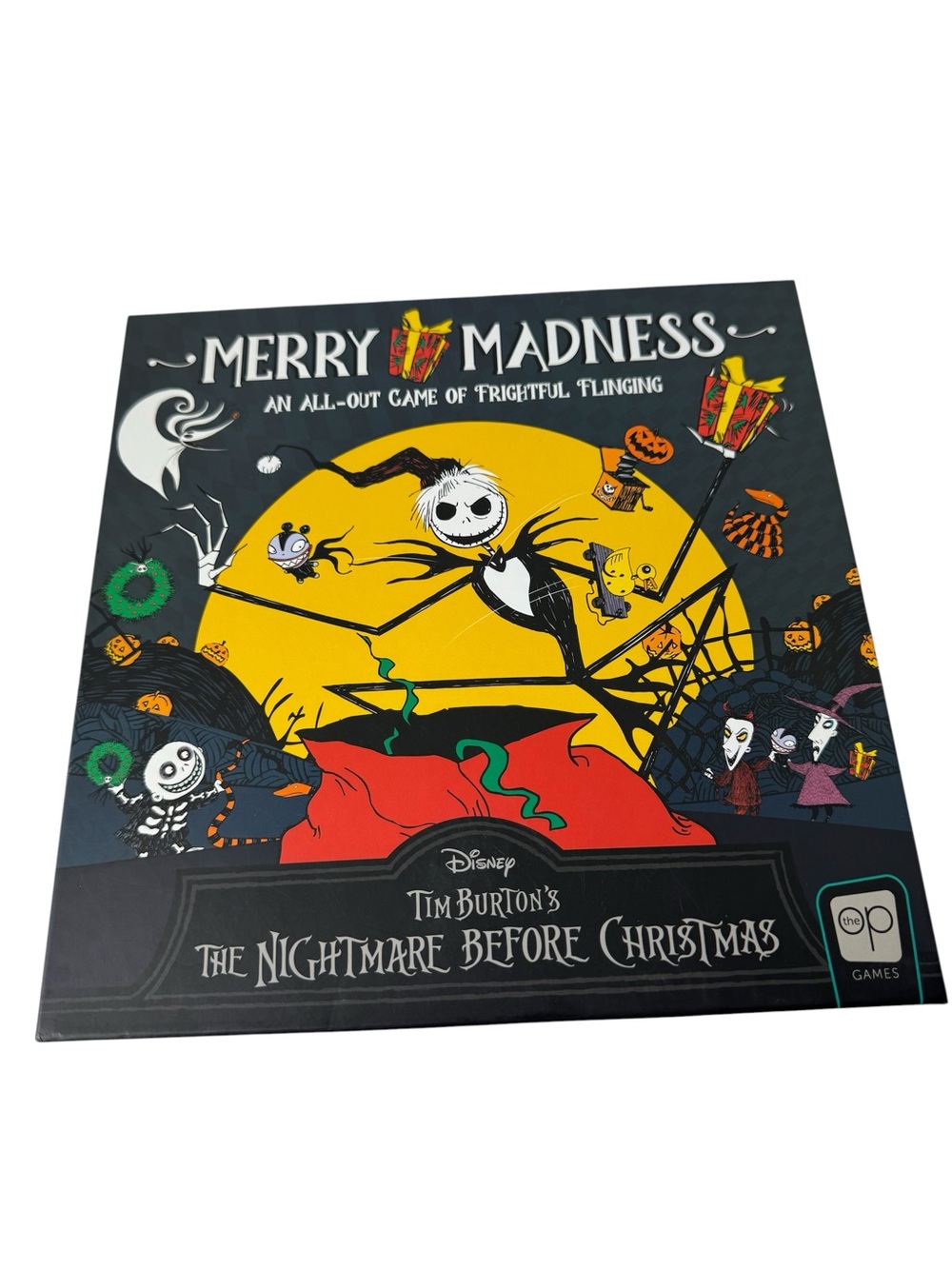 Merry Madness Board Game Tim Burton's The Nightmare Before Christmas Op Disney